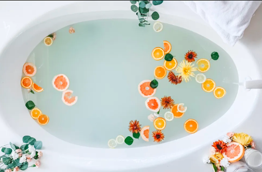 tub citrus bath